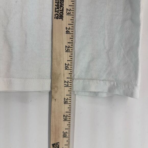 Aaliyah Womens White Concert R&B Singer Music Classic Graphic T-Shirt Small - Picture 4 of 6